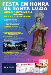 Cartaz Festas de Santa Luzia 2023 - Guimarães
