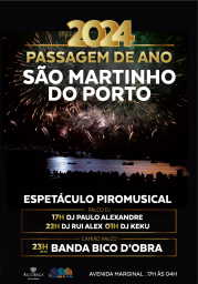 Cartaz Passagem de Ano 2023 - São Martinho do Porto