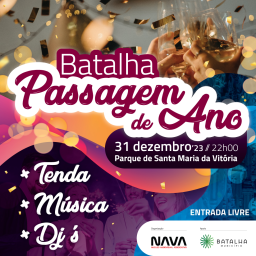 Cartaz Passagem de Ano 2023 - Batalha