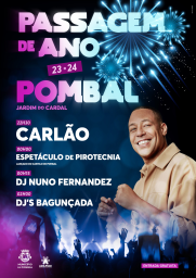 Cartaz Passagem de Ano 2023 - Pombal