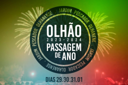 Cartaz Passagem de Ano 2023 - Olhão