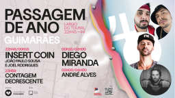 Cartaz Passagem de Ano 2023 - Guimarães