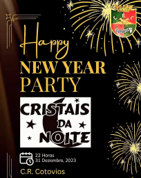 Cartaz Passagem de Ano 2023 - Cotovios