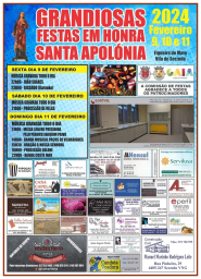 Cartaz Festas em Honra de Santa Apolónia 2024 - Serzedo