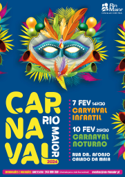 Cartaz Carnaval de Rio Maior 2024