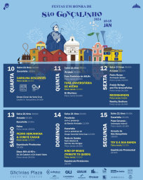 Cartaz Festas em Honra de São Gonçalinho 2024 - Aveiro