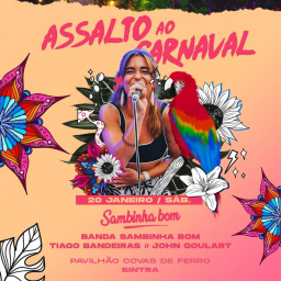 Cartaz Mega Assalto ao Carnaval 2024 - Sintra