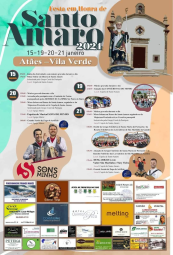 Cartaz Festa em Honra de Santo Amaro 2024 - Atães