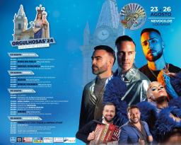 Cartaz Festas de Nossa Senhora da Ajuda 2024 - Nevogilde