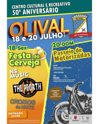 Cartaz 50 Aniversário Centro Cultural e Recreativo 2025 - Olival