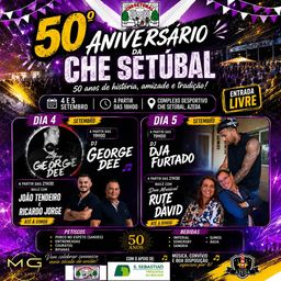 Cartaz 50º Aniversário da CHE Setúbal 2026 - Setúbal