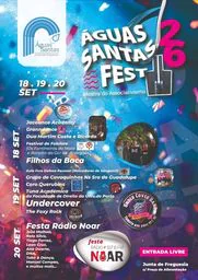 Cartaz Águas Santas Fest 2026 - Águas Santas