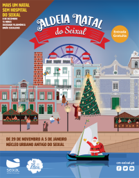 Cartaz Aldeia Natal do Seixal 2024