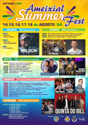 Cartaz Ameixial Summer Fest 2024 - Loulé