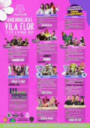 Cartaz Amendoeiras em Flor 2024 - Vila Flor