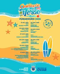 Cartaz Animação de Verão 2026 - Furadouro
