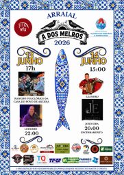 Cartaz Arraial 2026 - A dos Melros