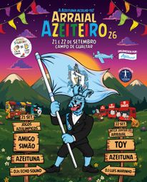 Cartaz Arraial Azeiteiro 2026 - Gualtar
