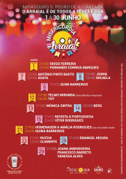 Cartaz Arraial da Misericórdia 2024 - Lisboa