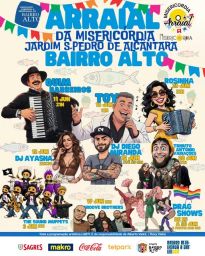 Cartaz Arraial da Misericórdia 2026 - Bairro Alto