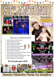 Cartaz Arraial de Santo António 2024 - Monfirre