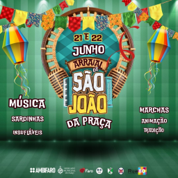 Cartaz Arraial de São João 2024 - Faro