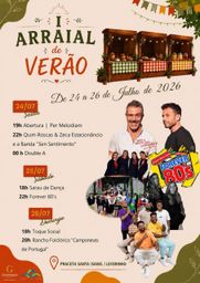 Cartaz Arraial de Verão 2026 - Leverinho