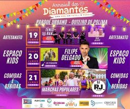 Cartaz Arraial dos Diamantes 2026 - Outeiro de Polima