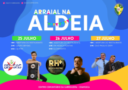 Cartaz Arraial na Aldeia 2025 - Chamusca