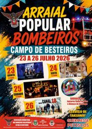 Cartaz Arraial Popular 2026 - Campo de Besteiros