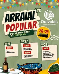 Cartaz Arraial Popular 2026 - Odivelas