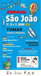 Cartaz Arraial São João 2026 - Tomar