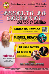 Cartaz Assalto ao Carnaval 2024 - Amor