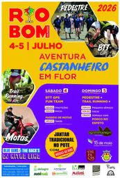 Cartaz Aventura Castanheiro em Flor 2026 - Rio Bom