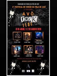 Cartaz Avô Rock Fest 2026 - Avô
