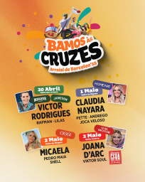 Cartaz Bamos às Cruzes 2025 - Barcelos