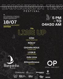 Cartaz Barquinha Tejo Festival 2026 - Barquinha