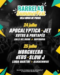Cartaz Barrelas Summerfest 2026 - Vila Nova de Paiva