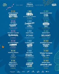 Cartaz Best Summer Nights 2026 - Praia Verde