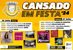Cartaz Cansado em Festa 2024 - Castelo Branco