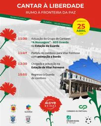 Cartaz Cantar à Liberdade 2026 - Guarda