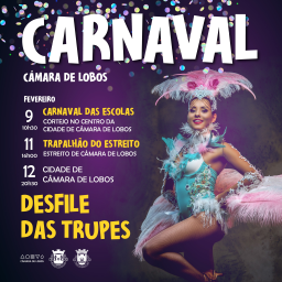 Cartaz Carnaval 2024 - Câmara de Lobos