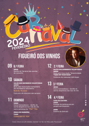 Cartaz Carnaval 2024 - Figueiró dos Vinhos