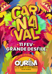 Cartaz Carnaval 2024 - Ourém