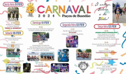 Cartaz Carnaval 2024 - Paços de Brandão