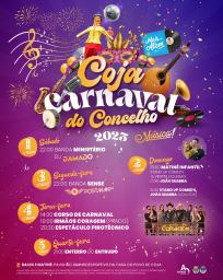 Cartaz Carnaval 2025 - Côja