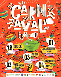 Cartaz Carnaval 2025 - Ermesinde