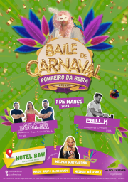 Cartaz Carnaval 2025 - Pombeiro da Beira 
