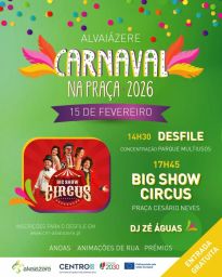 Cartaz Carnaval 2026 - Alvaiázere