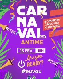 Cartaz Carnaval 2026 - Antime